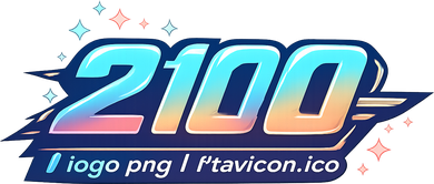 2100 ব্র্যান্ডের সবুজ লোগো